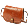 Elegant leather women's crossbody bag