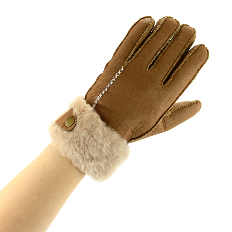 Fünf-Finger-Leder-Isolierhandschuhe