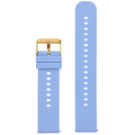 U27 rubber watch strap - light purple/gold - 18mm