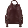 Leather urban women's backpack, spacious and stylish