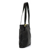 Elegant large leather shopper bag with organizer