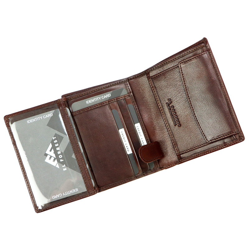 Roomy Leather Men's Wallet EL FORREST with RFID