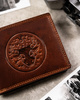 Leather wallet RFID PETERSON PTN N992-EBS