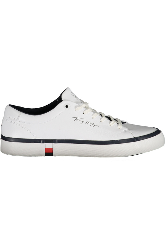 TOMMY HILFIGER MEN&#39;S WHITE SPORTS SHOES