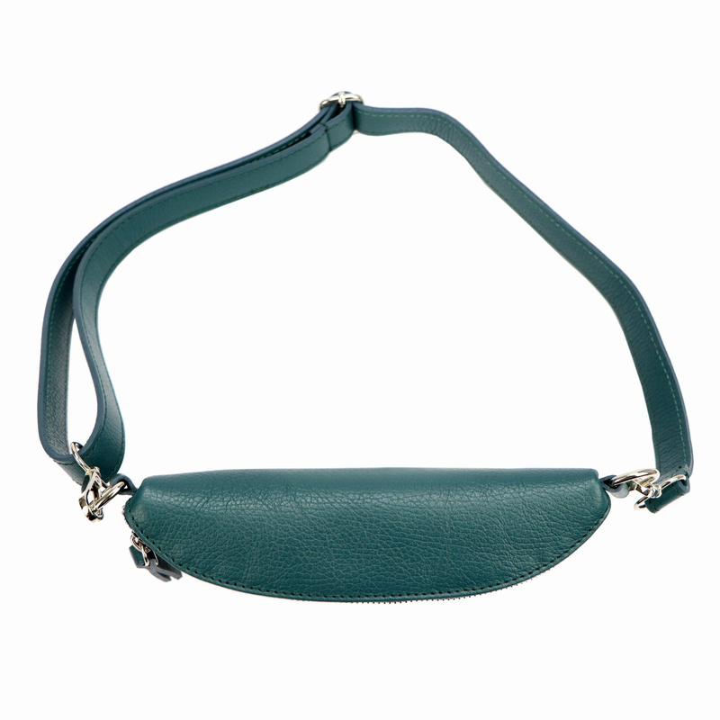 Leather urban crossbody bag by MiaMore