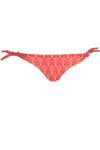 KARL LAGERFELD BEACHWEAR BADEANZUG SEITE UNTEN DAMEN ROT