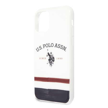 US Polo USHCN65PCSTRB iPhone 11 Pro Max biały/white Tricolor Pattern Collection