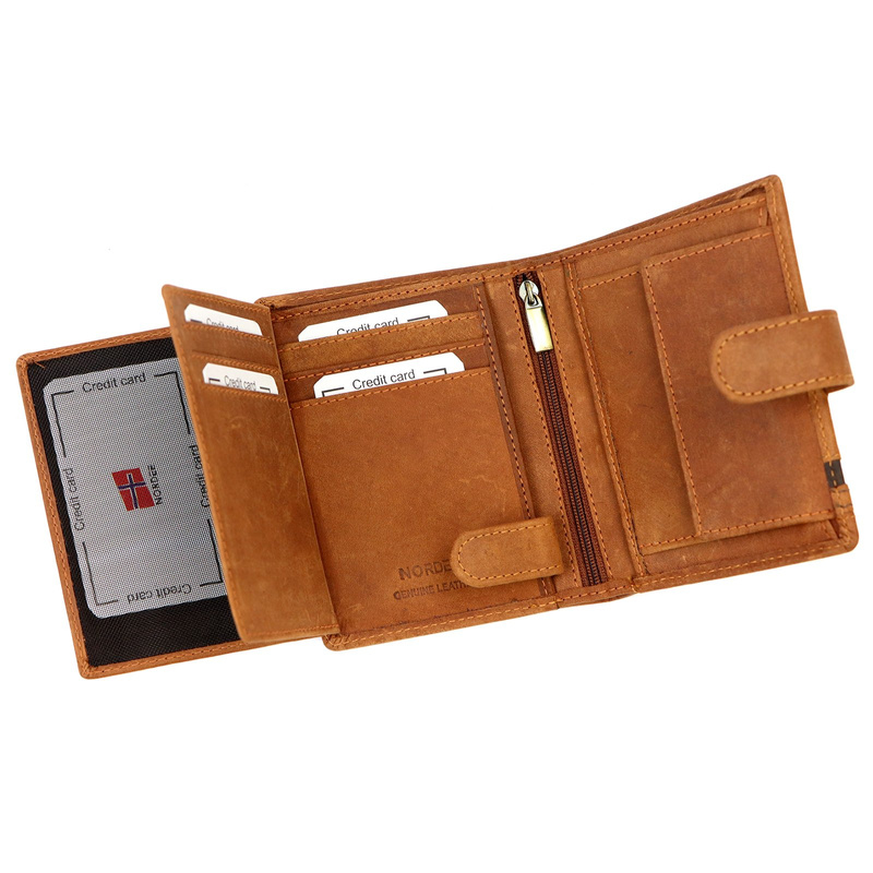 Nordee Leather Men's Extended Zippered Wallet