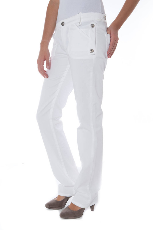 PHARD WHITE WOMAN TROUSERS