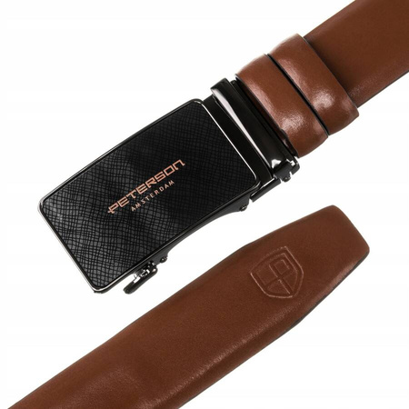 Leather belt PETERSON PTN A001