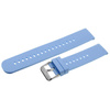 U27 rubber watch strap - light purple/silver - 22mm