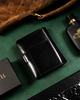 Leather wallet & key ring set PETERSON PTN SET-M-1549L-KCS