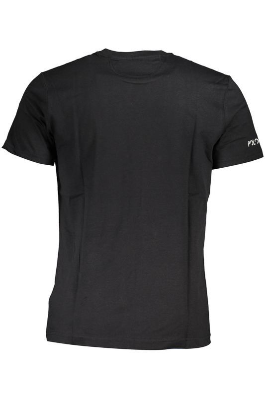 LA MARTINA BLACK MAN SHORT SLEEVE T-SHIRT