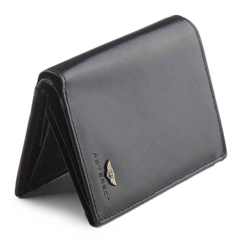 Leather men wallet PETERSON PTN 324 2-1-1