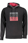 US GRAND POLO MEN&#39;S BLACK ZIP-OUT SWEATSHIRT