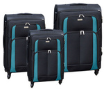 Zestaw walizek PTN 5209-SET Black+Blue