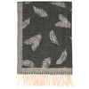 Black Cotton large women's scarf tassel shawl ST-25