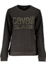 CAVALLI CLASS DAMEN-SWEATSHIRT MIT REISSVERSCHLUSS SCHWARZ