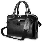 SOLIER ECHTE LEDER LAPTOPTASCHE 13'3 ZOLL BUSINESS UMHÄNGETASCHE GROSS FÜR HERREN SL24 SHANNON