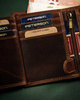 Men's genuine leather wallet Peterson PTN WL-0306-COM