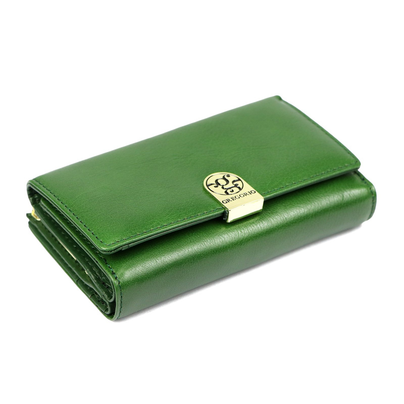 Elegant women's leather wallet by Gregorio