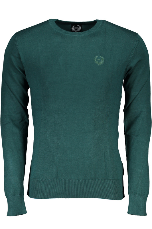 GIAN MARCO VENTURI MEN&#39;S GREEN SWEATER