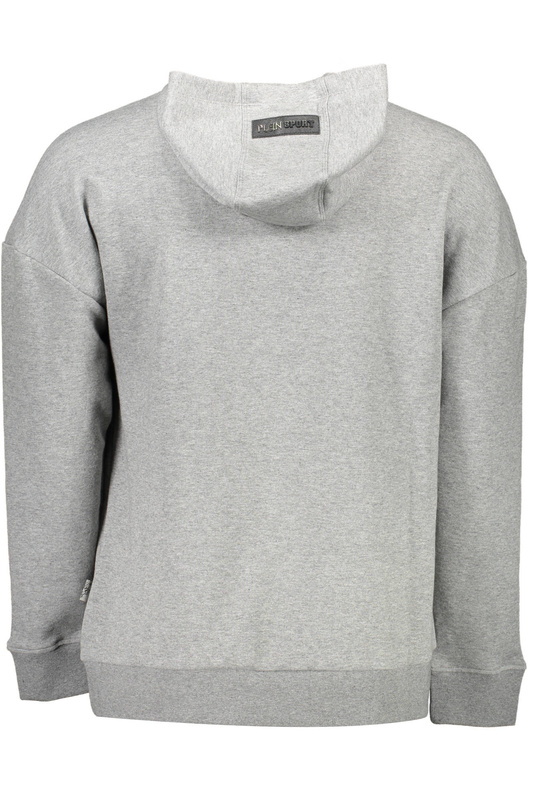 PLEIN SPORT SWEATSHIRT WITHOUT ZIP MAN GRAY