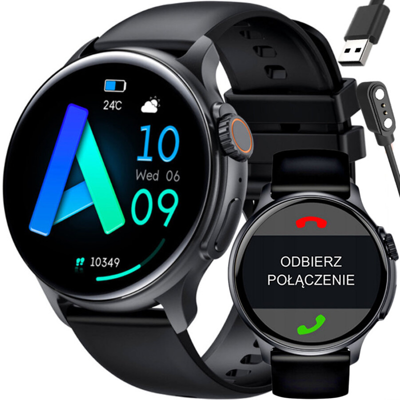 SMARTWATCH UNISEX Rubicon RNCF12 - BLUETOOTH CALL, OWN dial (sr056a)