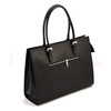 Leather large women's hand-held shoulder bag