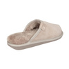 Comfortable slip-on women's slippers insulated with wool