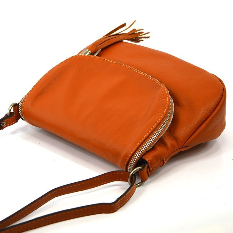 Women's elegant leather crossbody bag