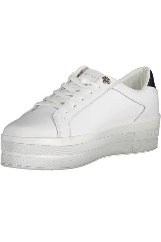 TOMMY HILFIGER WOMEN&#39;S WHITE SPORTS SHOES