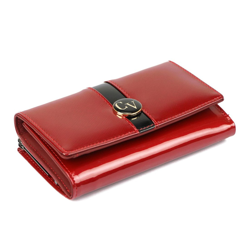 Women's genuine leather wallet Cavaldi H23-2-DBF