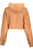 CALVIN KLEIN WOMEN&#39;S ZIPLESS SWEATSHIRT ORANGE