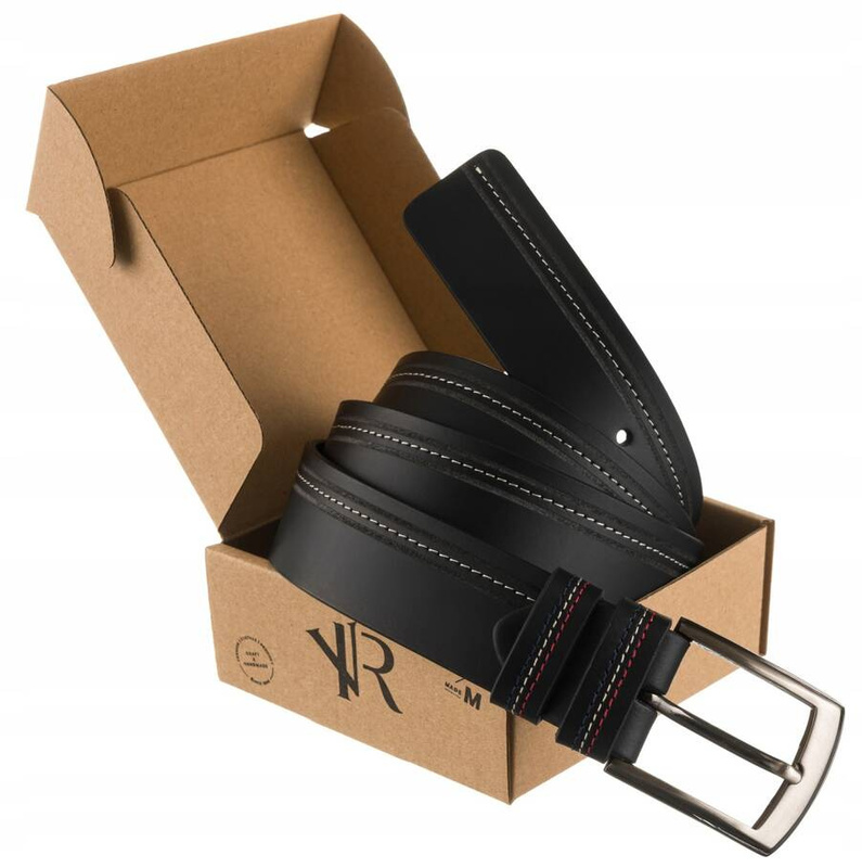 Leather belt ROVICKY R-PI-03