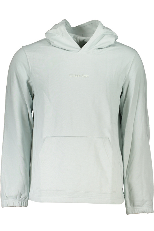 CALVIN KLEIN MEN&#39;S GREEN ZIPLESS SWEATSHIRT