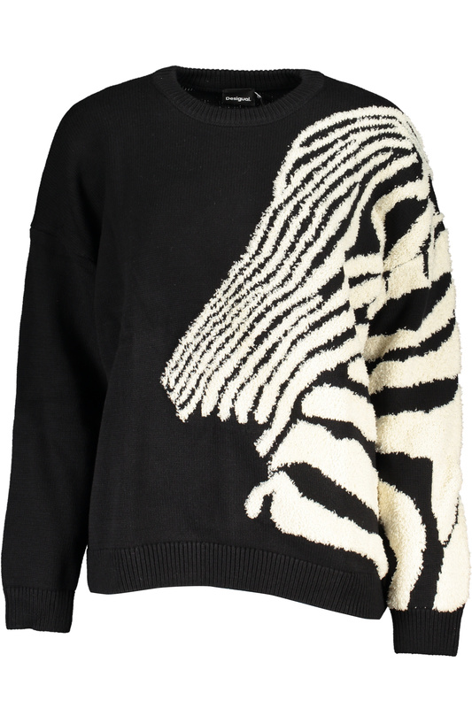 DESIGUAL BLACK WOMEN&#39;S SWEATER