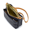 A sleek and roomy leather shoulder bag