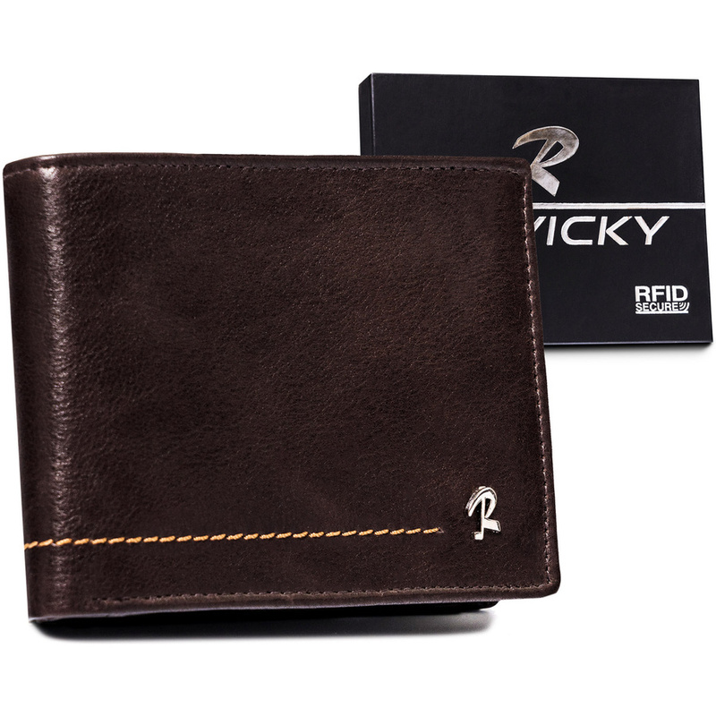 Leather wallet RFID ROVICKY N992-CMC