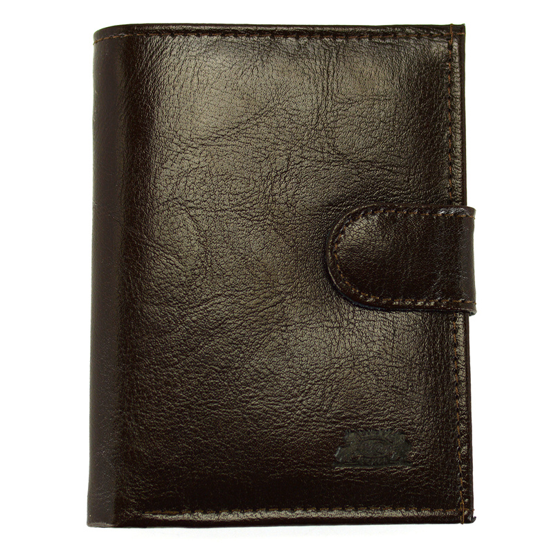 Elegant large men's leather wallet from Elkor