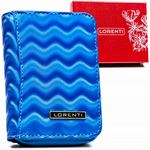 Small women's wallet with a wave pattern by Lorenti