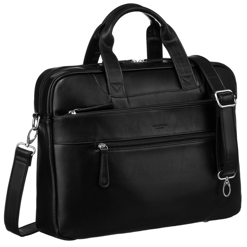 Leatherette laptop bag PETERSON PTN LAP-513A-PUD-120