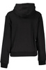 CAVALLI CLASS BLACK SWEATSHIRT WITHOUT ZIP