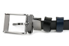 Men's reversible leather belt black and navy blue BELTIMORE A74 : Colors - black, Strap size - r.85-100 cm