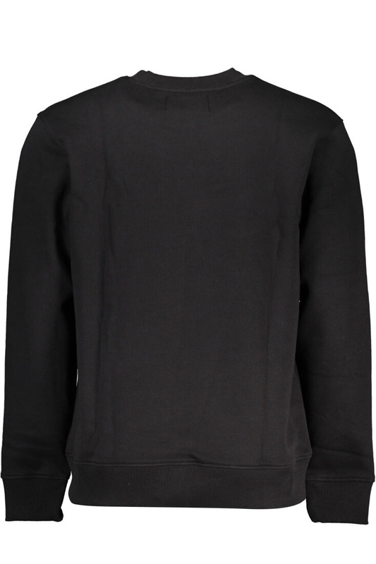 CALVIN KLEIN MEN&#39;S BLACK ZIPLESS SWEATSHIRT