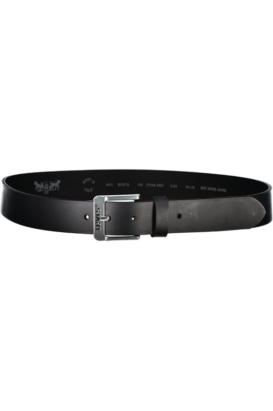 LEVI'S BLACK MEN'S LEATHER BELT