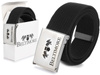 BELTIMORE BLACK PARCIANY BELT LONG PARCIAK F79: colors - black, stripes - r. 85-100 cm