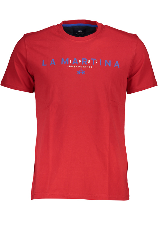 LA MARTINA MEN&#39;S SHORT SLEEVE T-SHIRT RED