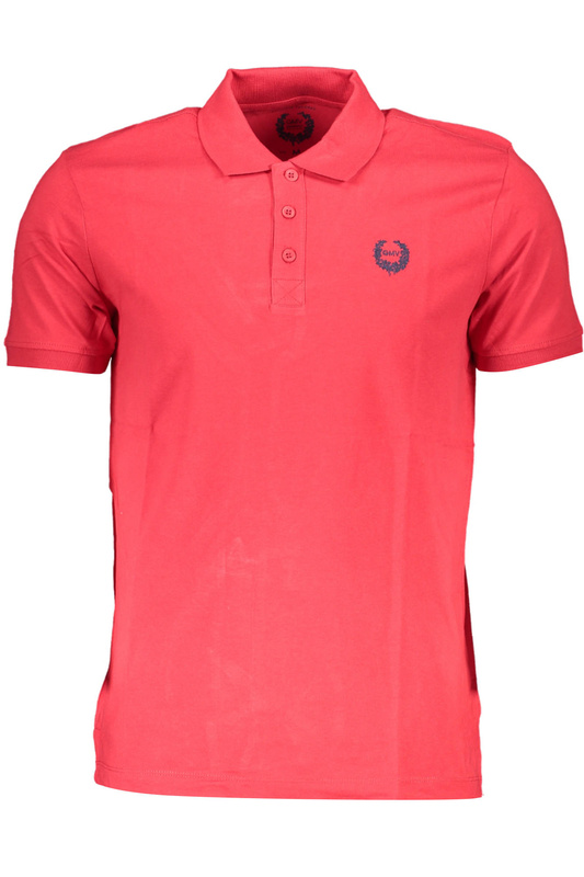 GIAN MARCO VENTURI MEN&#39;S POLO SHORT SLEEVE RED