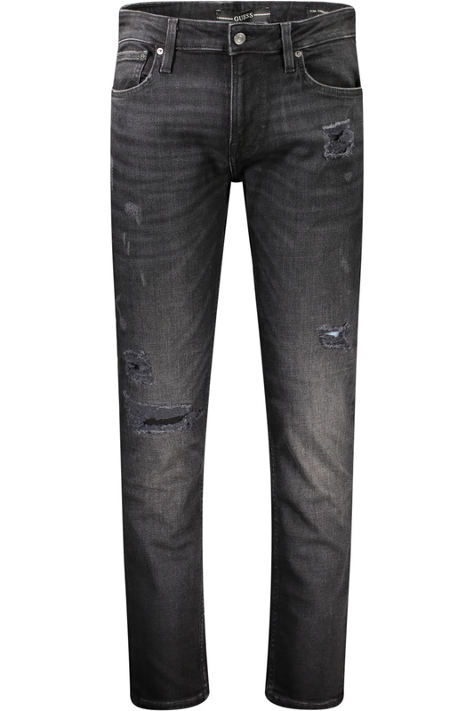 GUESS JEANS HERREN DENIM JEANS SCHWARZ